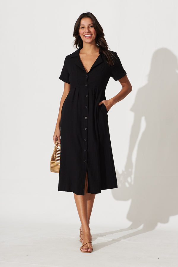 Abigail Flower Midi Dress