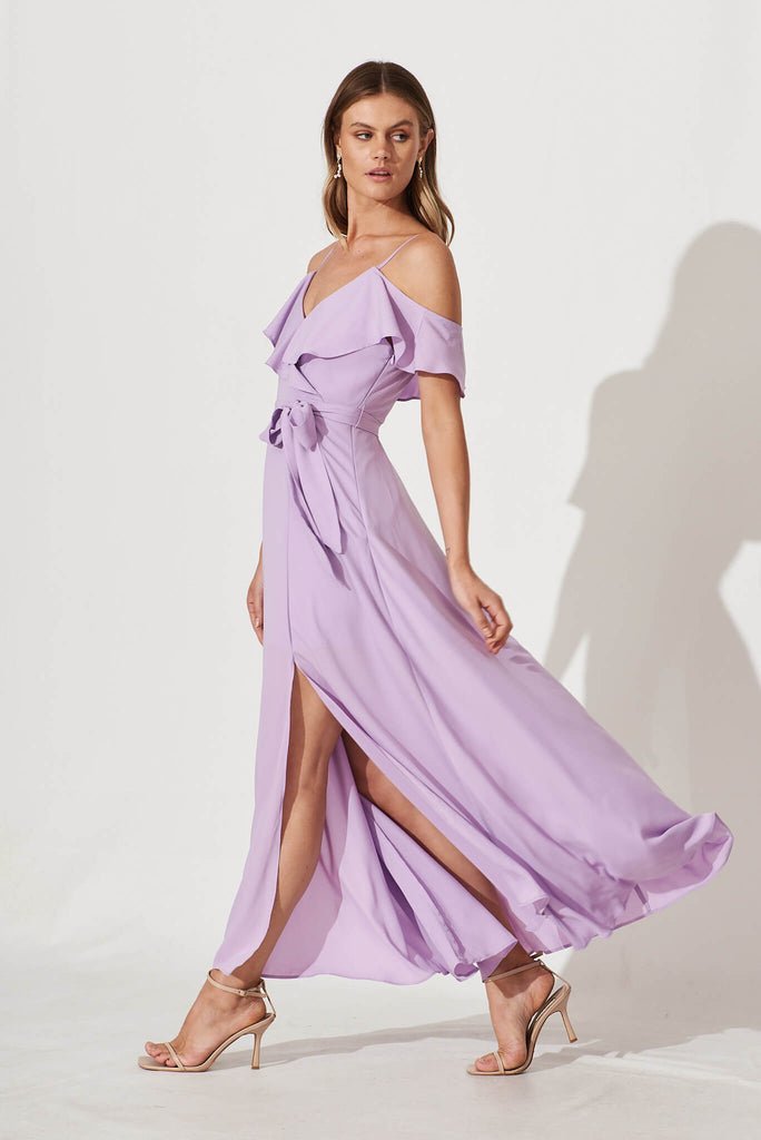 Marit Maxi Dress In Lilac - side