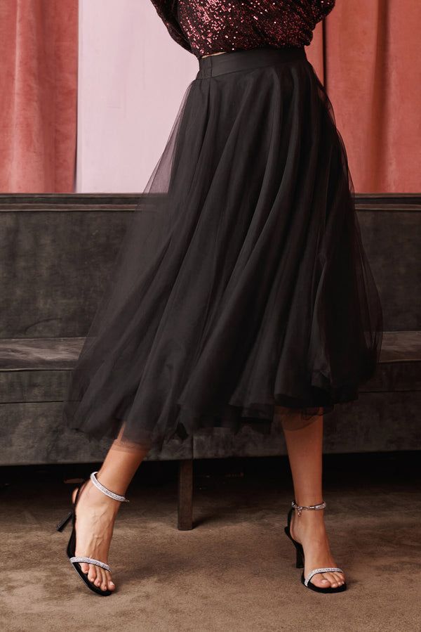 Wannabe Tulle Skirt In Black – St Frock