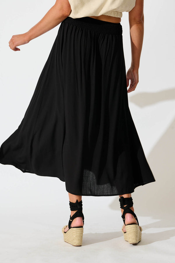 Brandsy Maxi Skirt Fuchsia