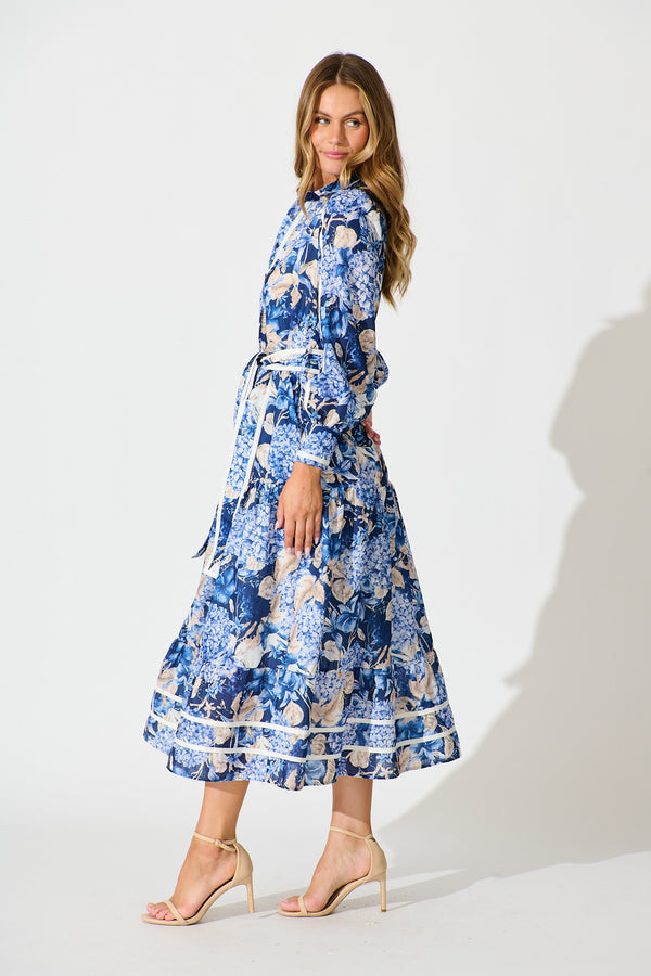 Nerina Fusion Asymmetrical Maxi Dress