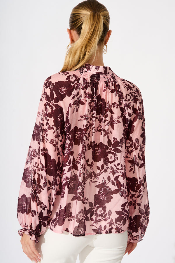 The Shelby Knit Top-Pink main image 1