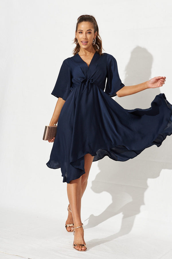 Dress Vintage Blue Tea Dress Uk Bridesmaid Dress Maxi Dress Long Blue Silk Dress Navy Blue Dress Vintage Blue Tea Dress Uk Bridesmaid Dress Maxi Dress Long Blue Silk Dress Navy Blue
