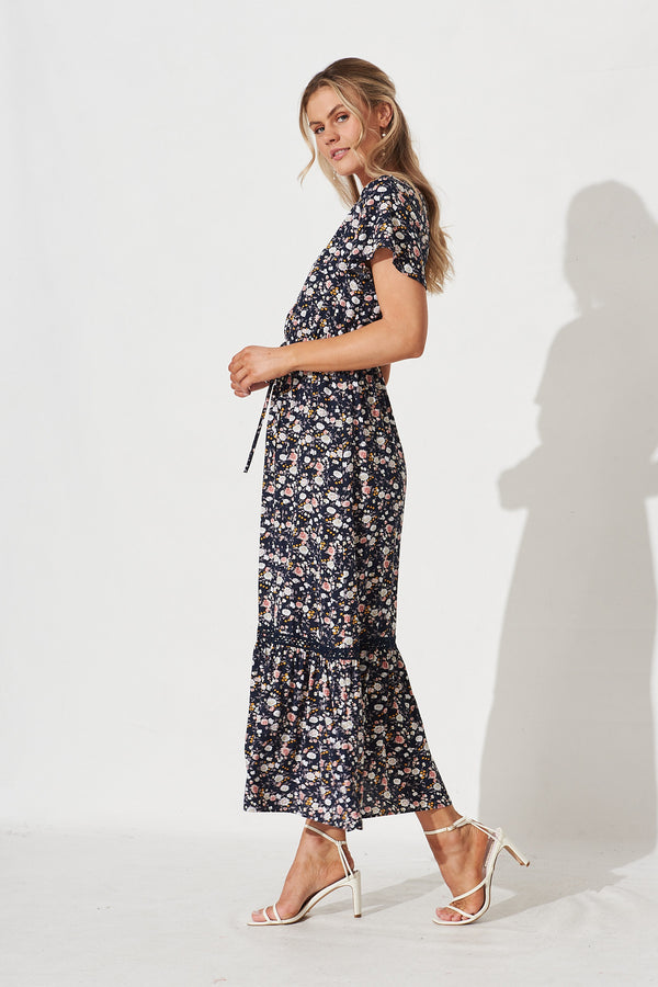 Lolana Maxi Dress In Floral – St Frock