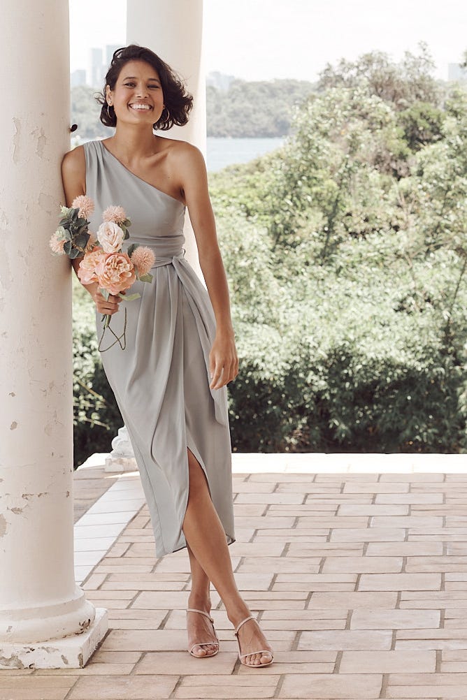 Aviana Dress Sage Bridesmaid & Occasion Dress | St Frock Aviana Dress Sage Bridesmaid & Occasion Dress | St Frock
