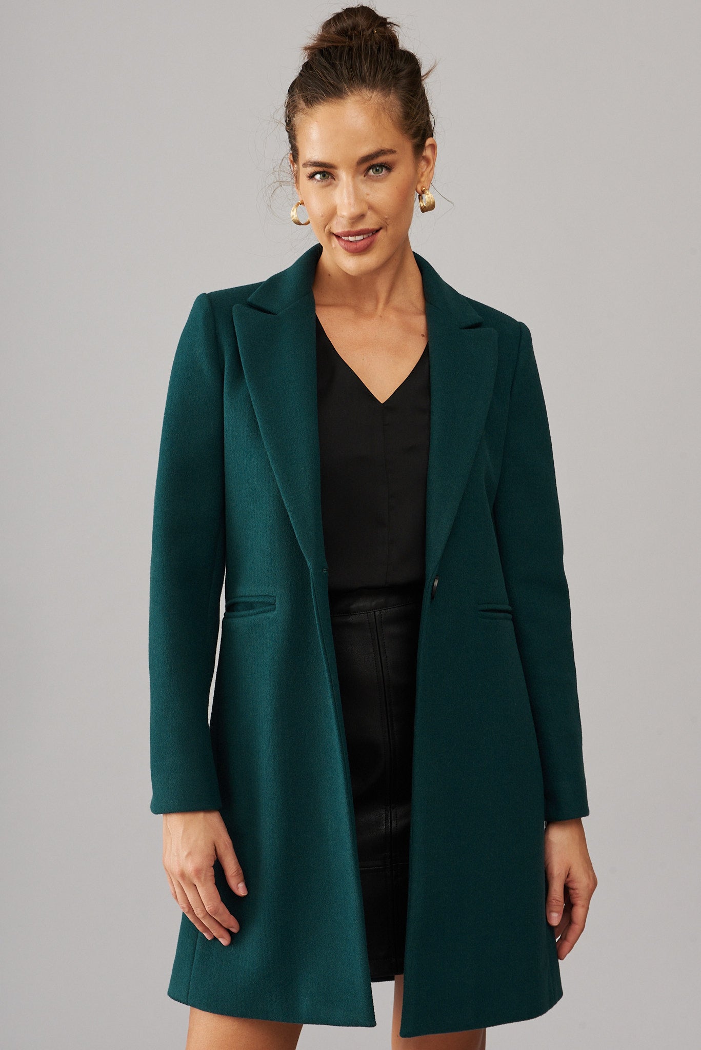 Prato Coat In Emerald St Frock Prato Coat In Emerald St Frock