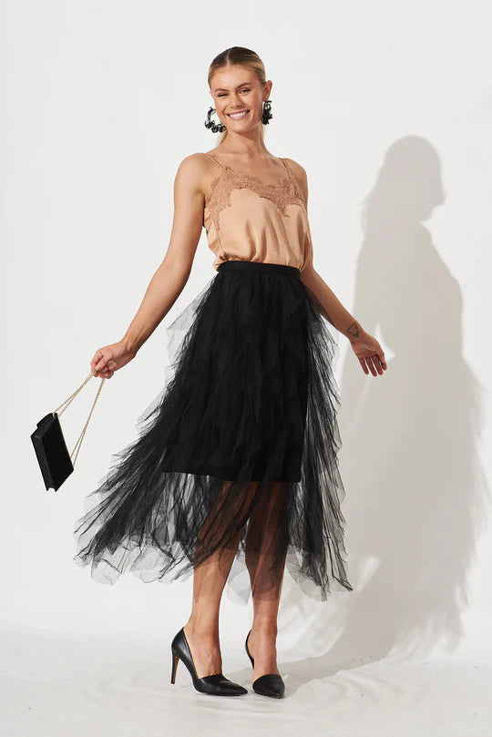 Black midi hot sale skirt for wedding