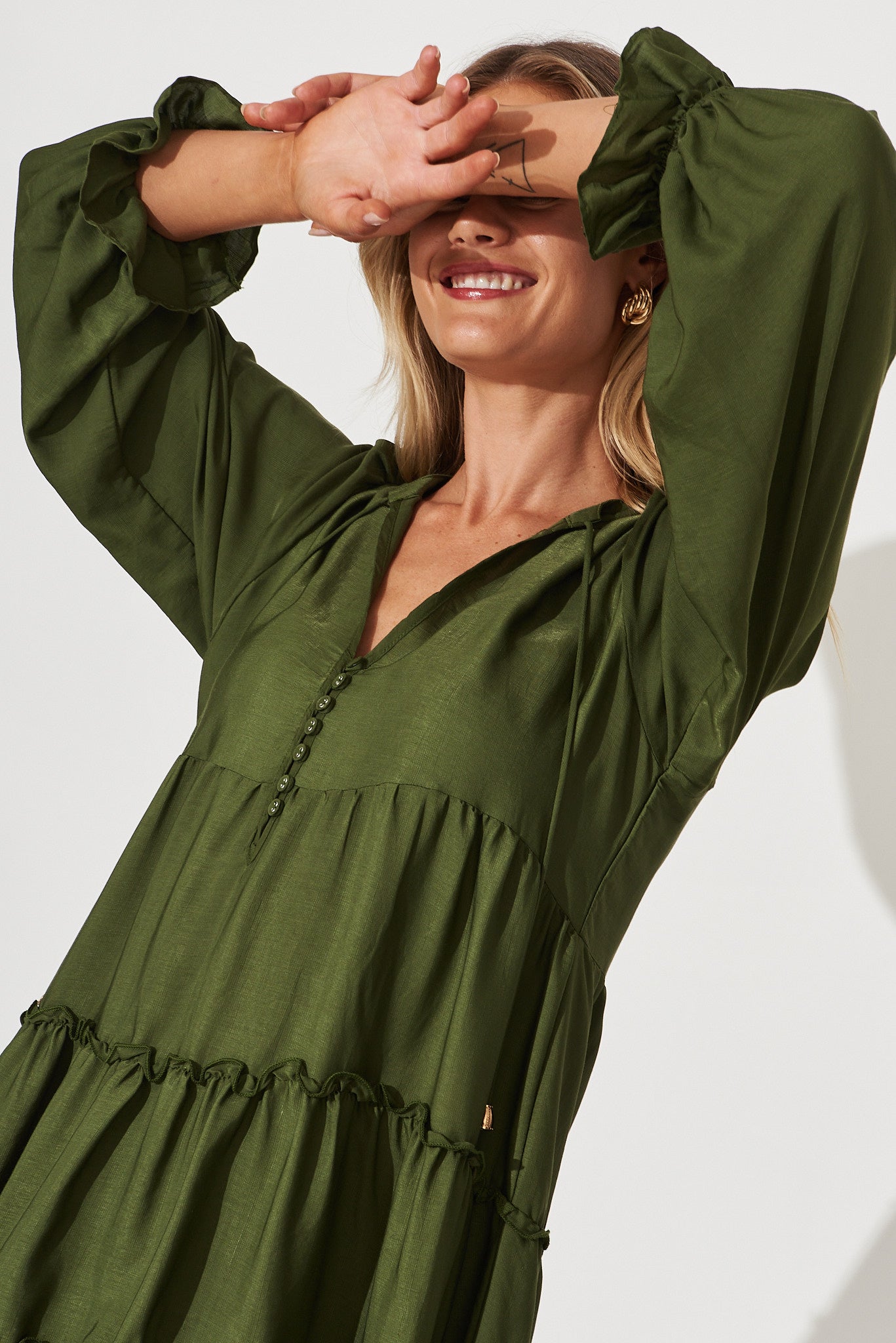 Khaki smock new arrivals
