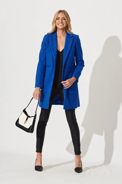 Cobalt blue online coat uk