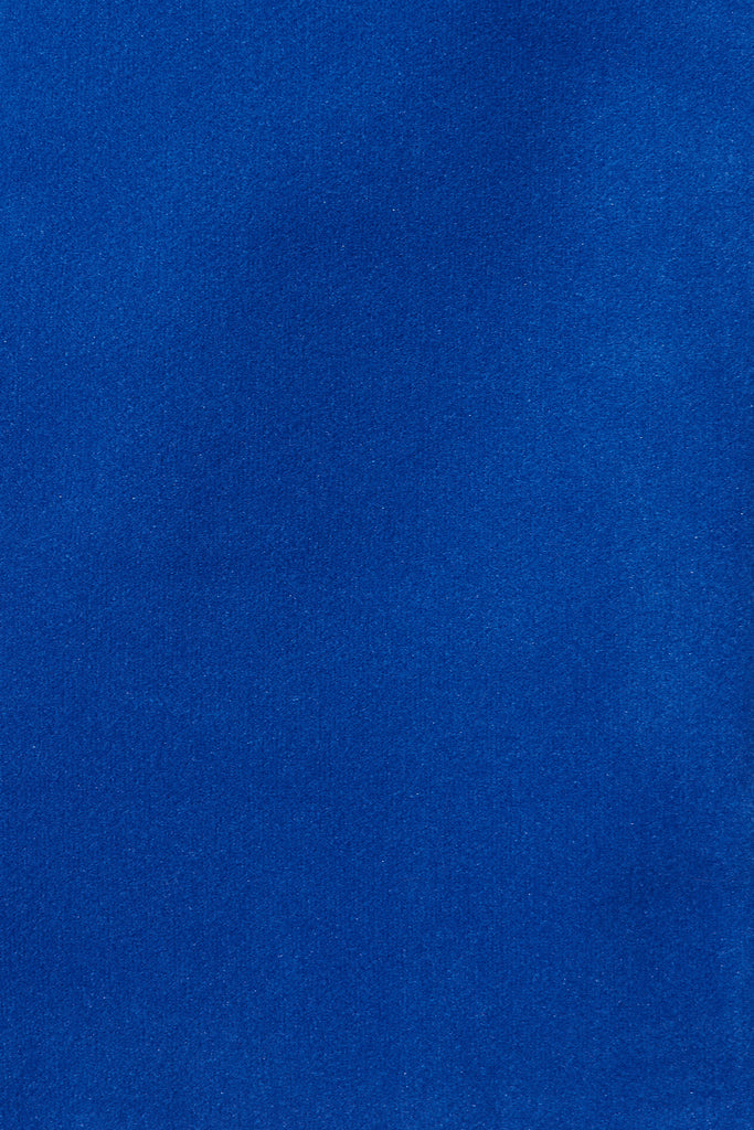 Prato Coat In Cobalt Blue - fabric