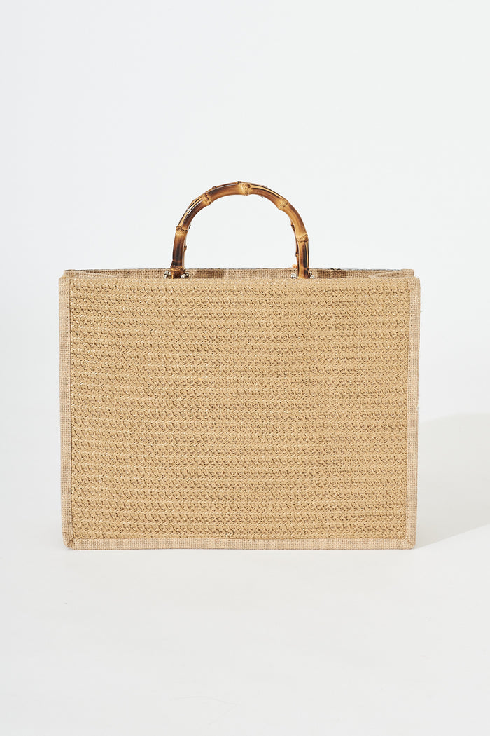 August + Delilah Novida Tote Bag In Multi Tangerine Sequin - back