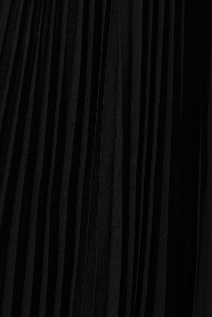 Moritz Maxi Dress In Black Chiffon - fabric