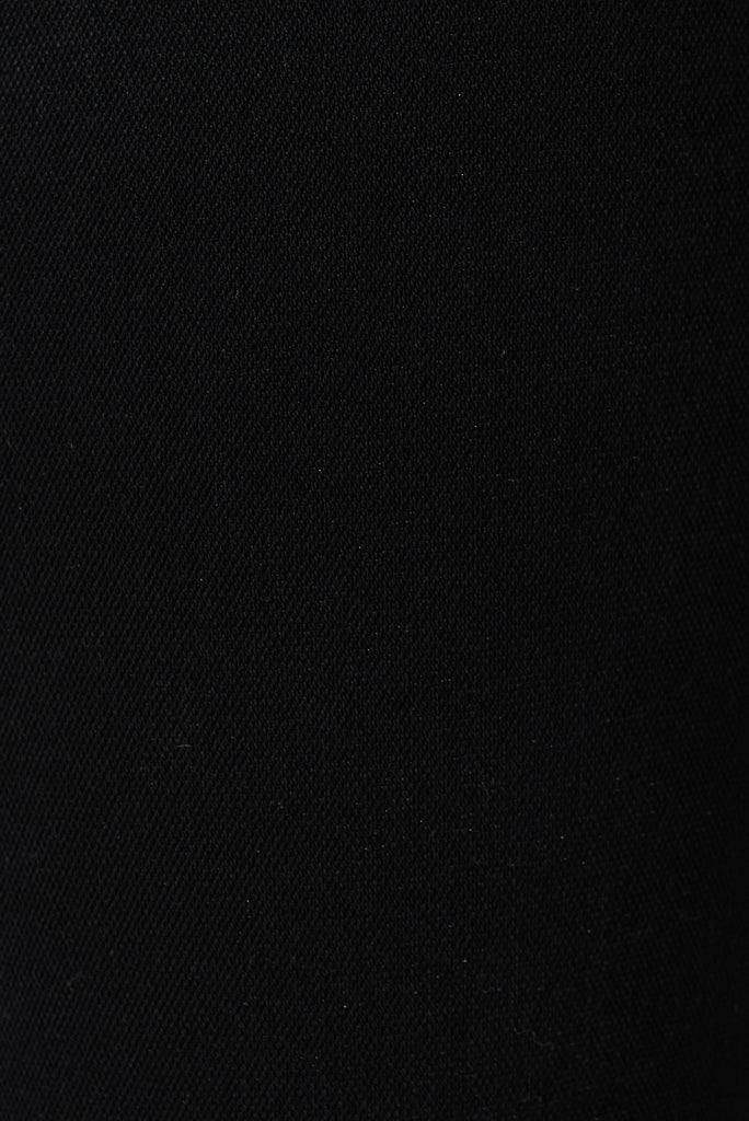 Hollie Basic Jegging In Black - fabric