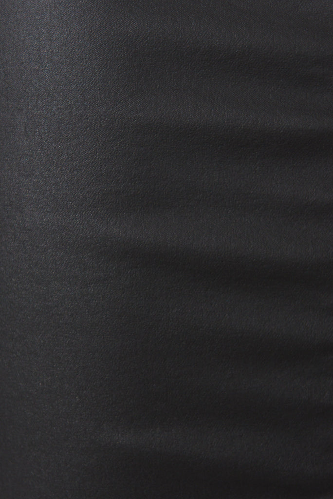 Ex Machina Denim Skirt In Black - fabric