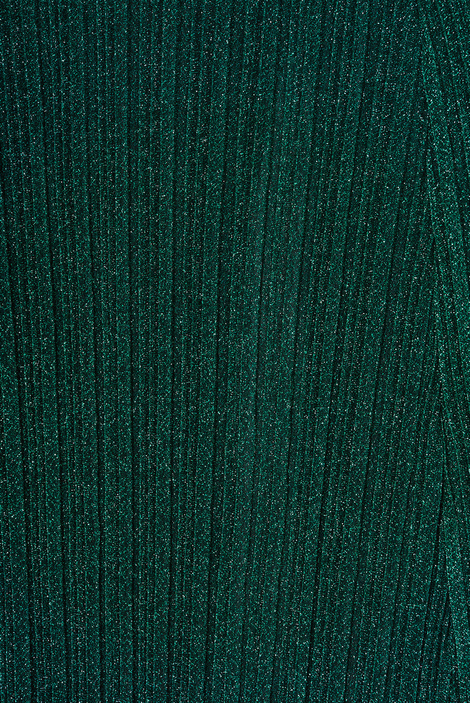 Sugary Pant In Emerald Lurex - fabric