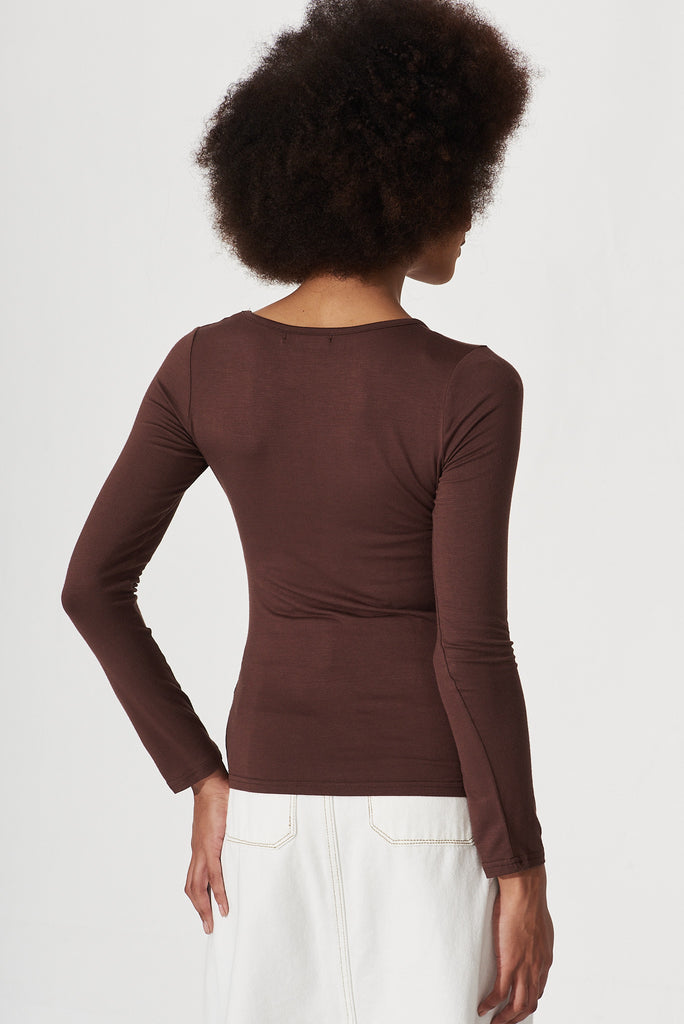 Hypnosis Top In Chocolate - back