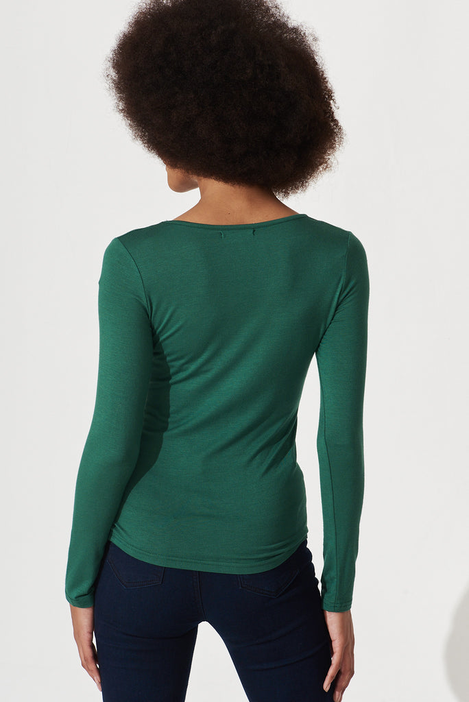 Hypnosis Top In Emerald - back