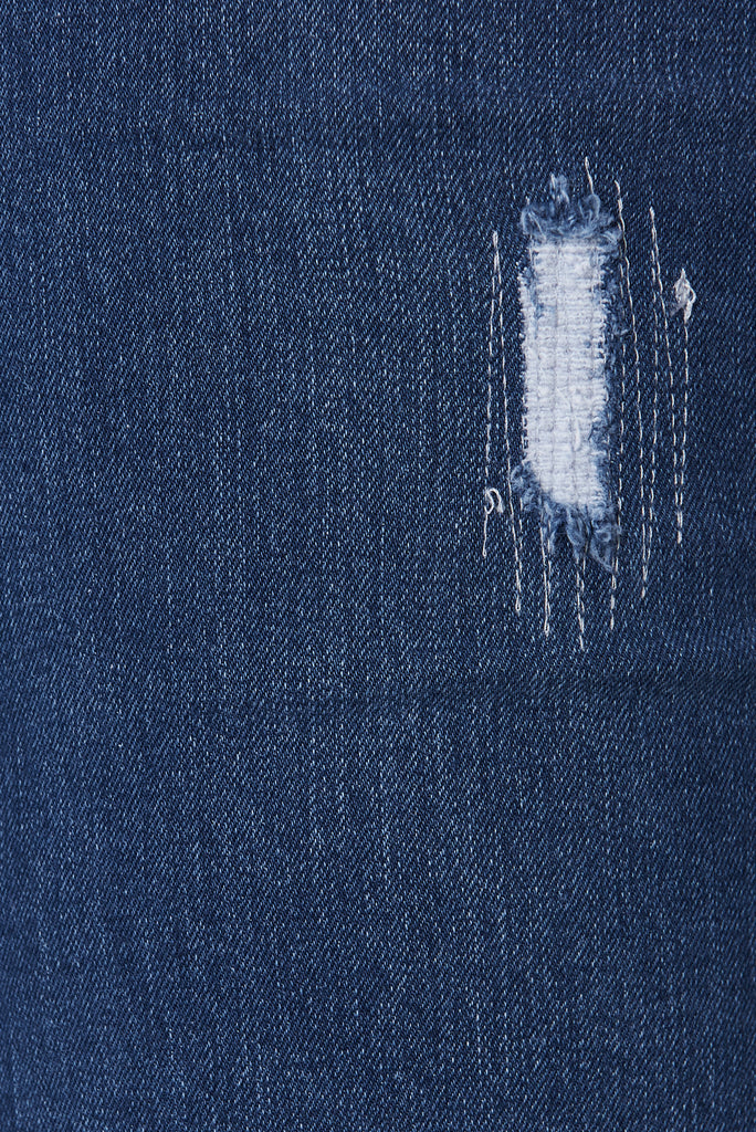 In Transit Jeans In Blue Denim - fabric