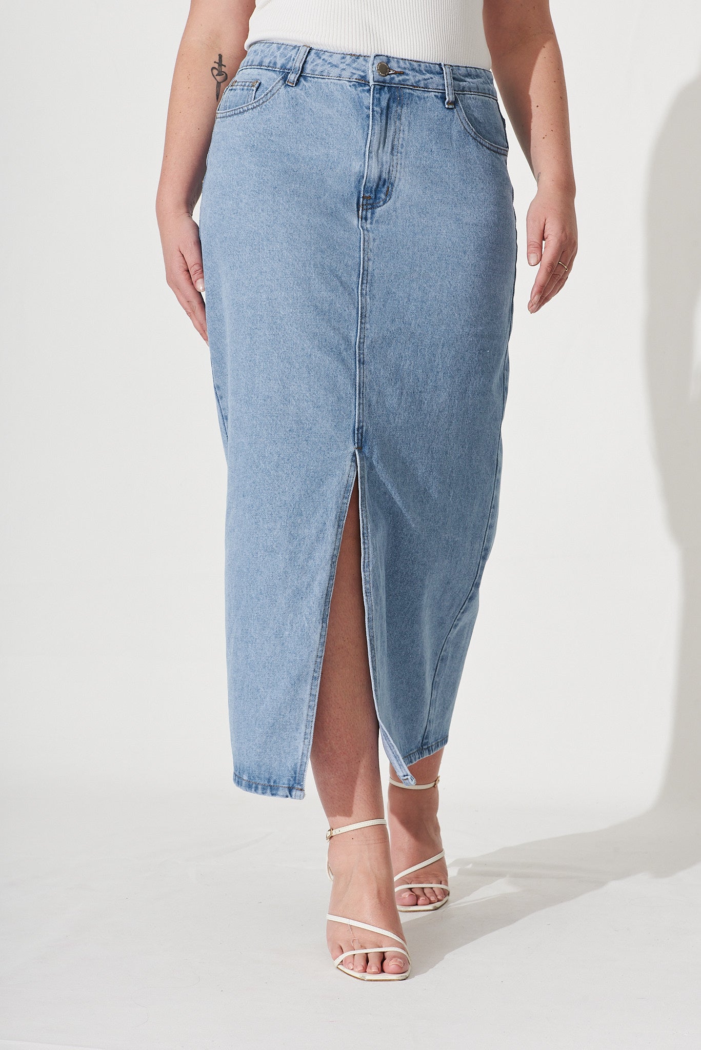 Long denim skirt outlet au