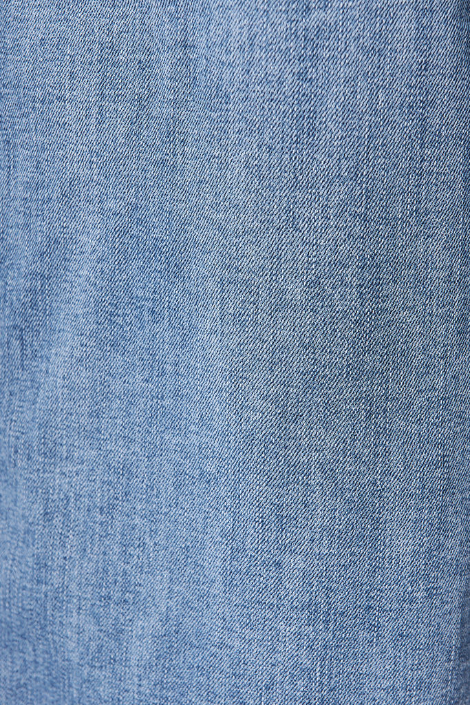 Waverley Jeans In Light Blue Denim - fabric
