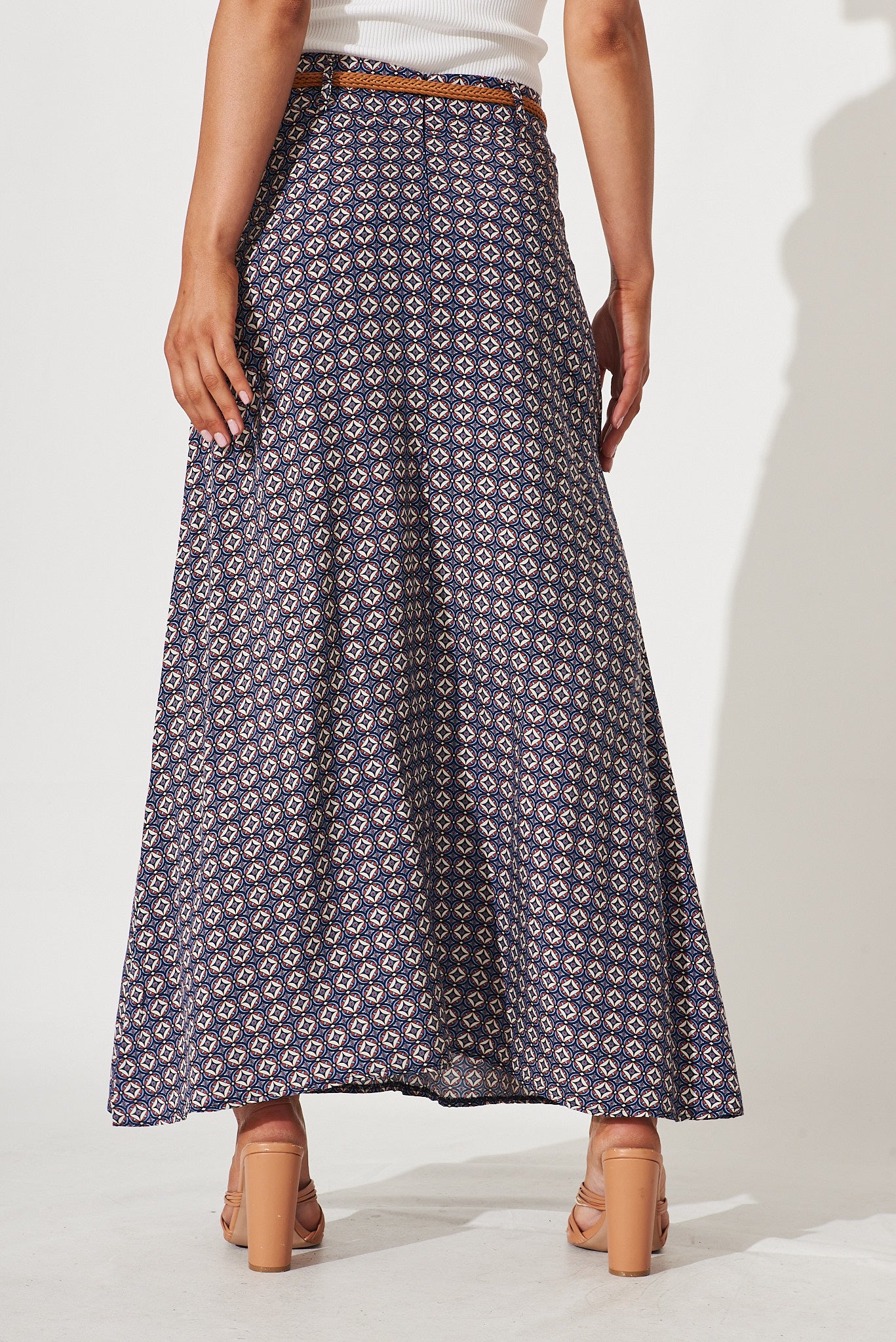 Josefine ribbed a-line midi skirt hotsell