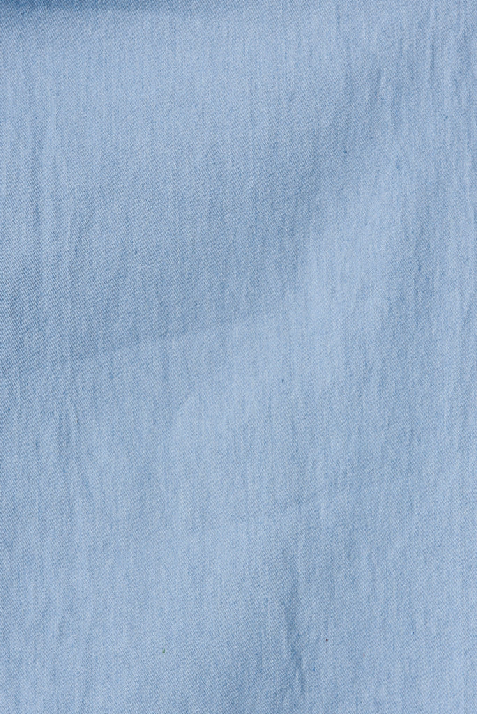 My All Maxi Dress In Light Blue Denim Cotton Blend - fabric