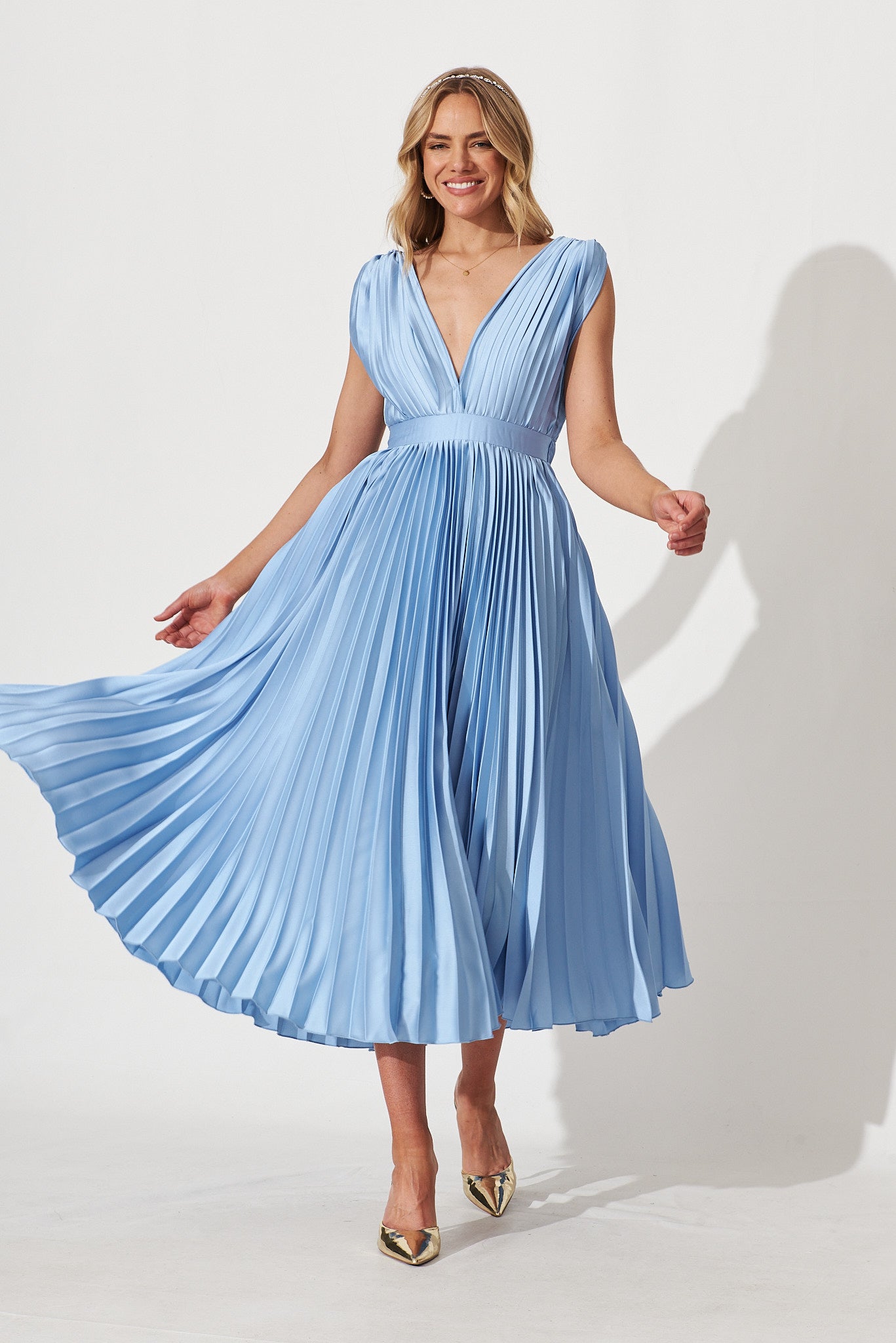 Wedding Dress Sky Blue Dress Uk Jolie Moi Pleated Chiffon Dress Wedding Dress Sky Blue Dress Uk Jolie Moi Pleated Chiffon Dress