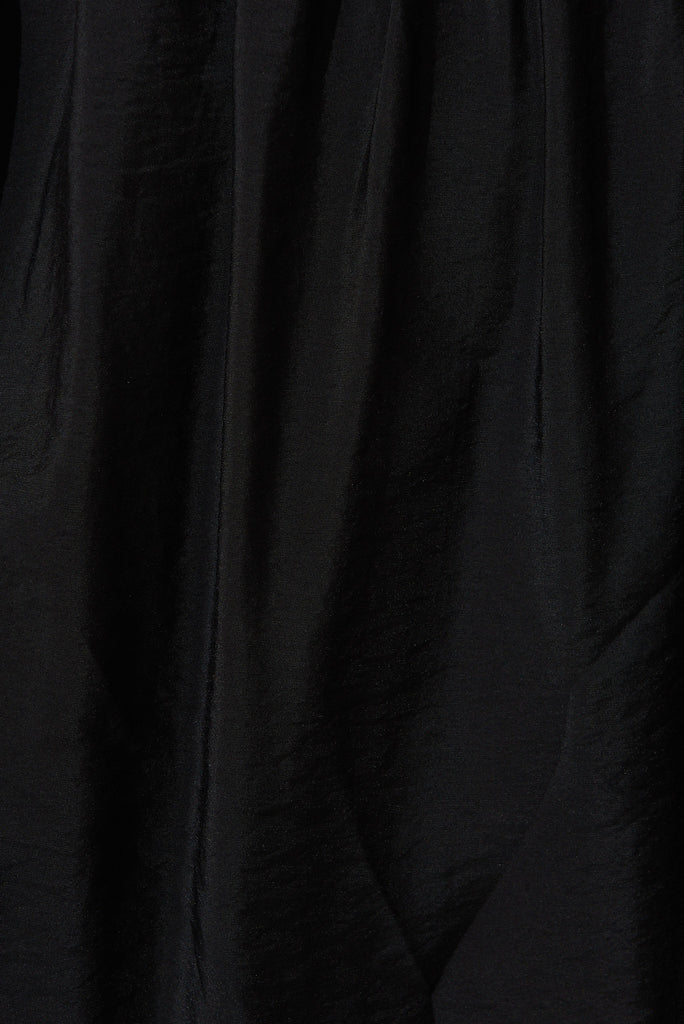Petunia Dress In Black - fabric