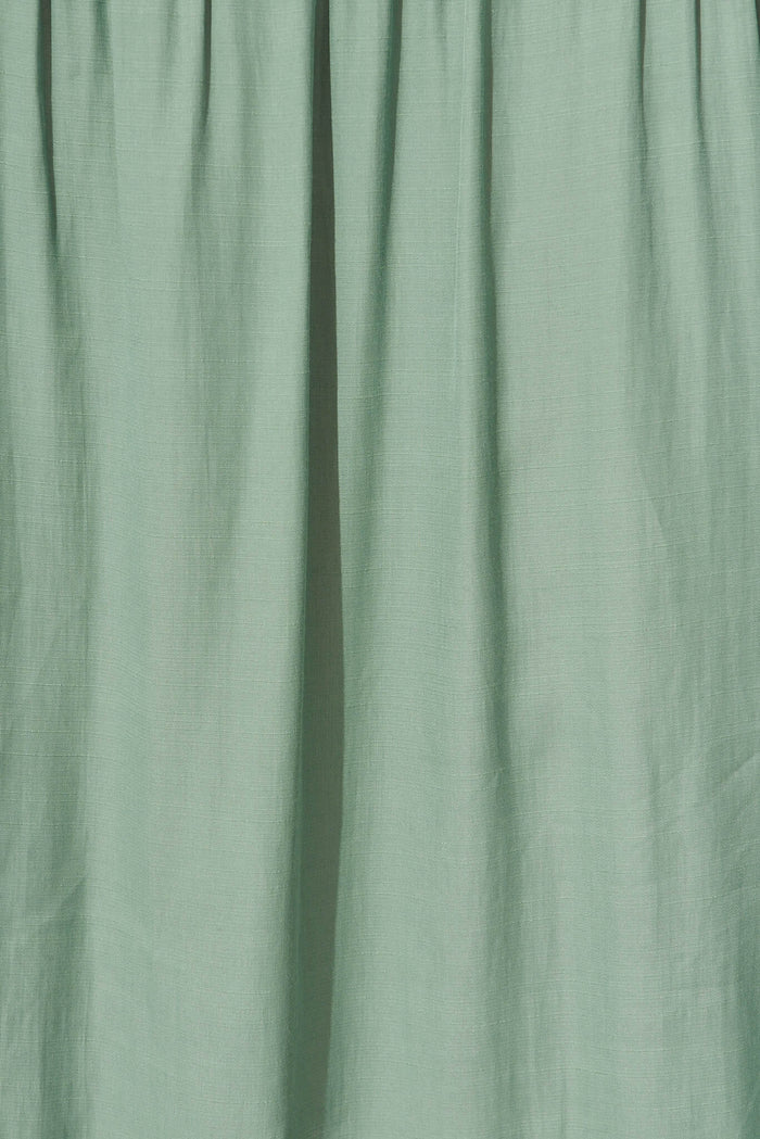 Stargazer Midi Dress In Green - fabric