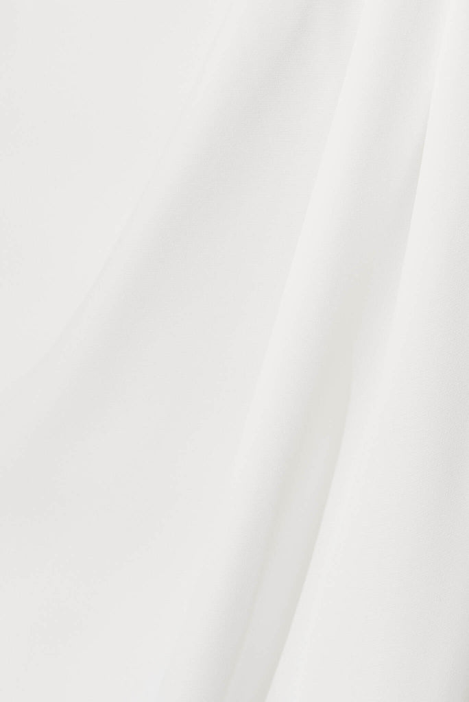 Aviana Dress In White - fabric