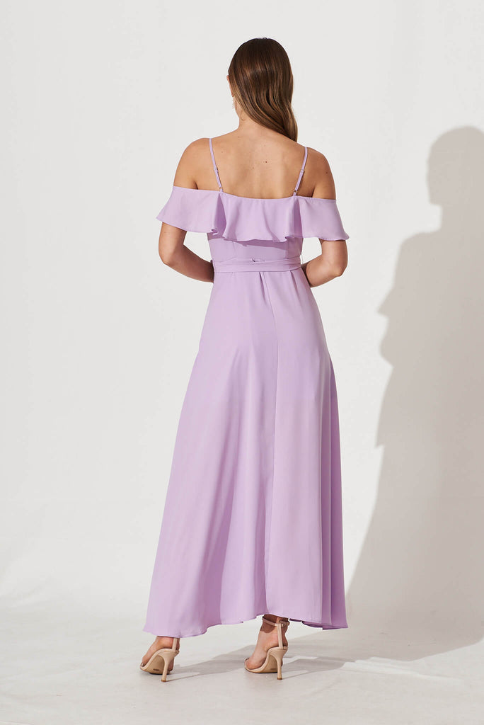 Marit Maxi Dress In Lilac - back