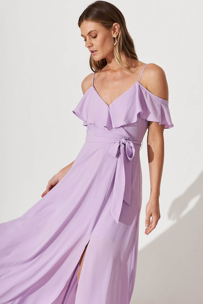 Marit Maxi Dress In Lilac - front