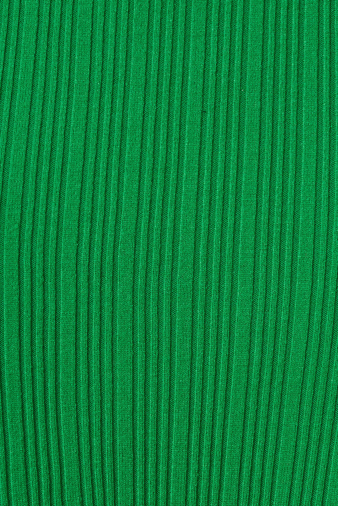 Lavant Midi Dress In Green - fabric