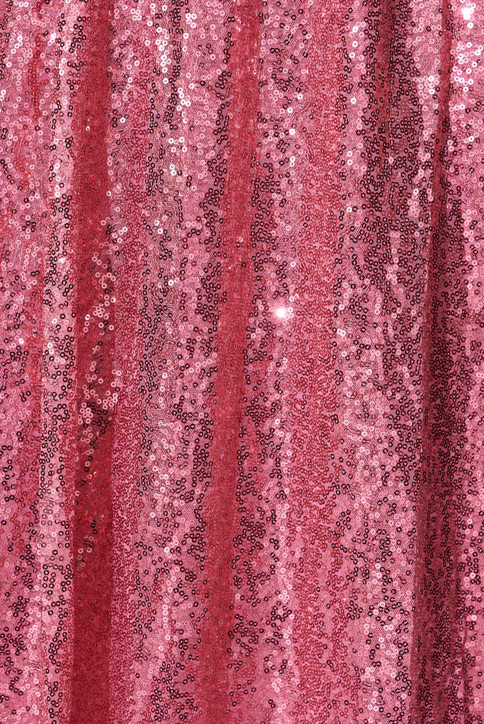 Livorno Midi Dress In Pink Sequin - fabric