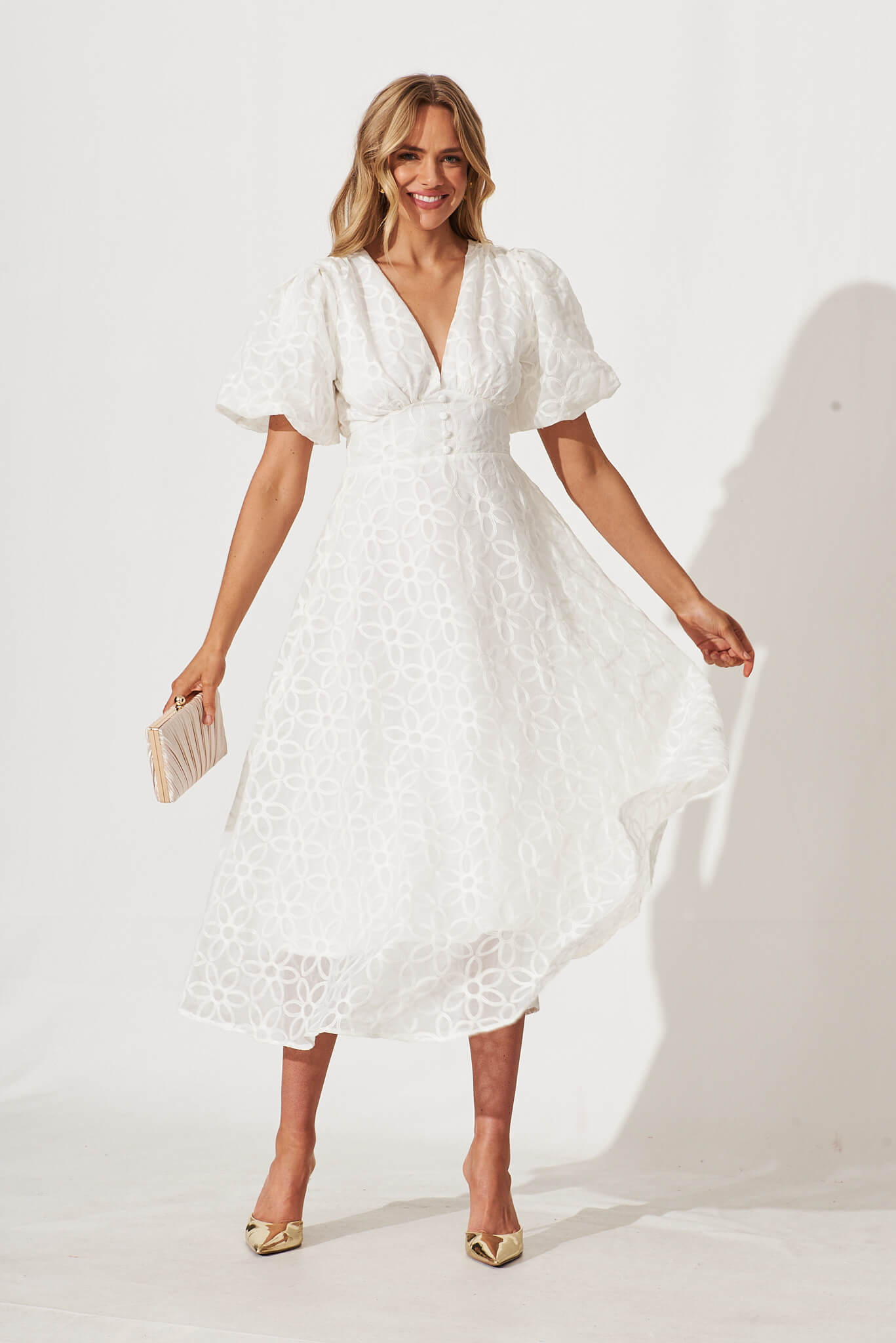 Ballerina Dress In White Lace – St Frock