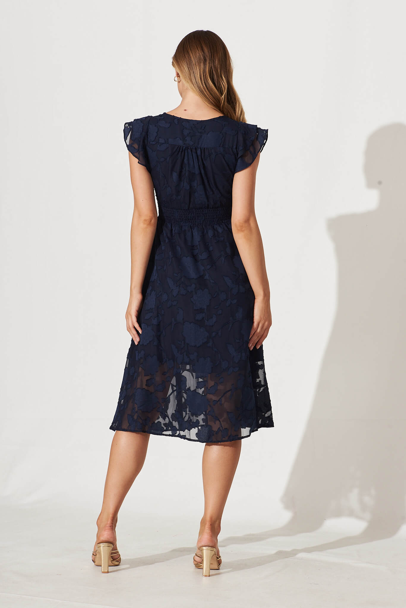 Constance button down midi dress 2025