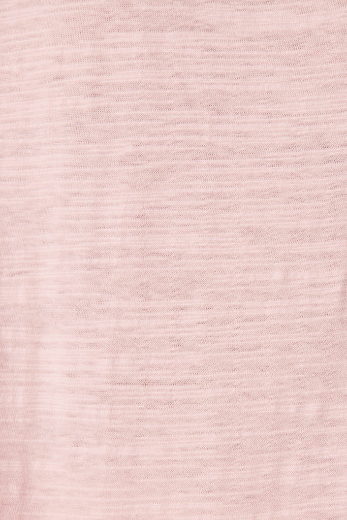 Lois Tshirt In Blush Cotton - fabric