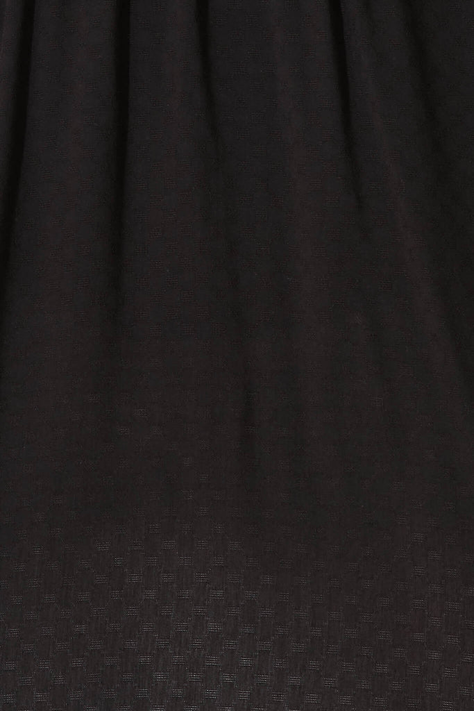 Ramone Top In Black - fabric