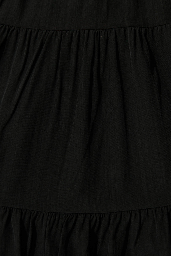 Lovely Dress In Black - fabric