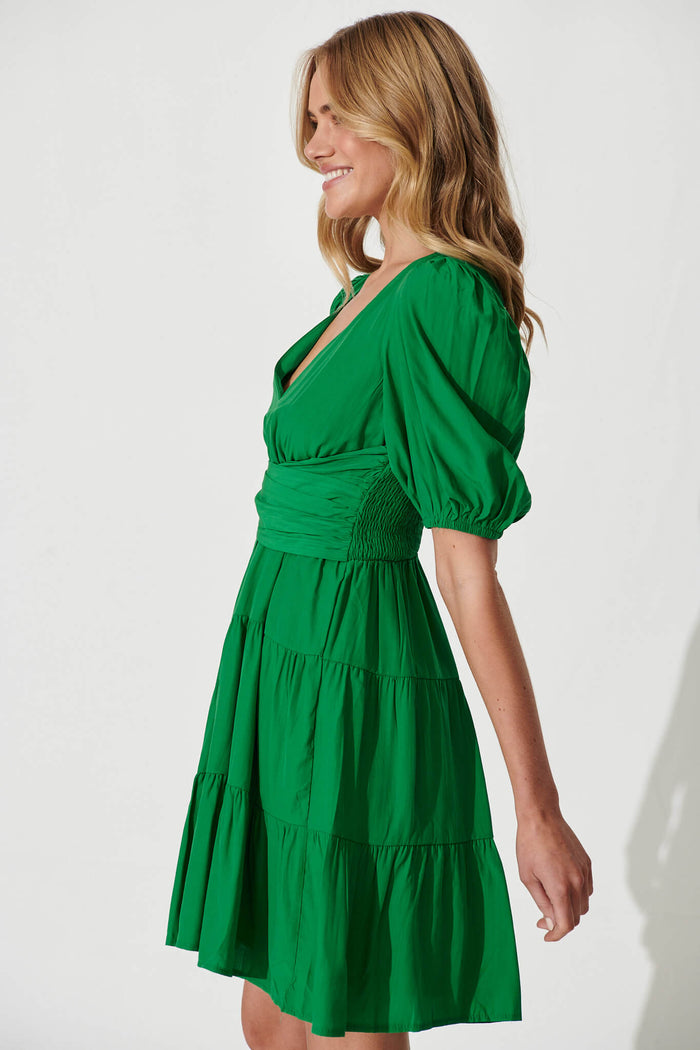 Lovely Dress In Green - side