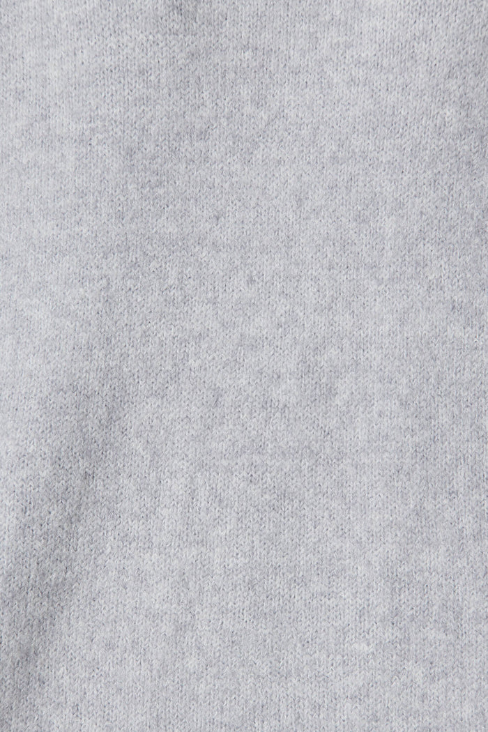 Ossa Knit In Grey Wool Blend - fabric