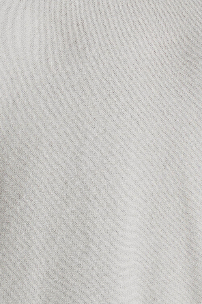 Gracelynn Knit In Grey Wool Blend - fabric