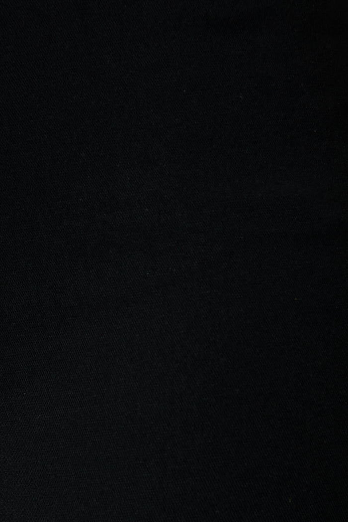 Holmes Stretch Skinny Pants In Black Cotton Blend - fabric