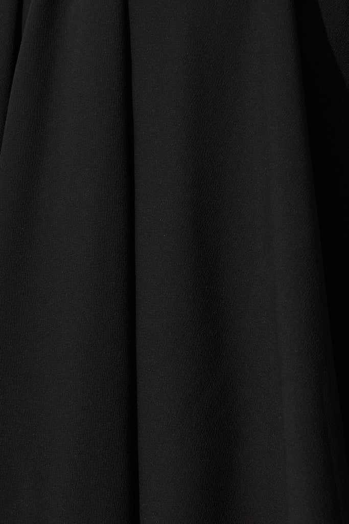 Paulina Dress In Black - fabric