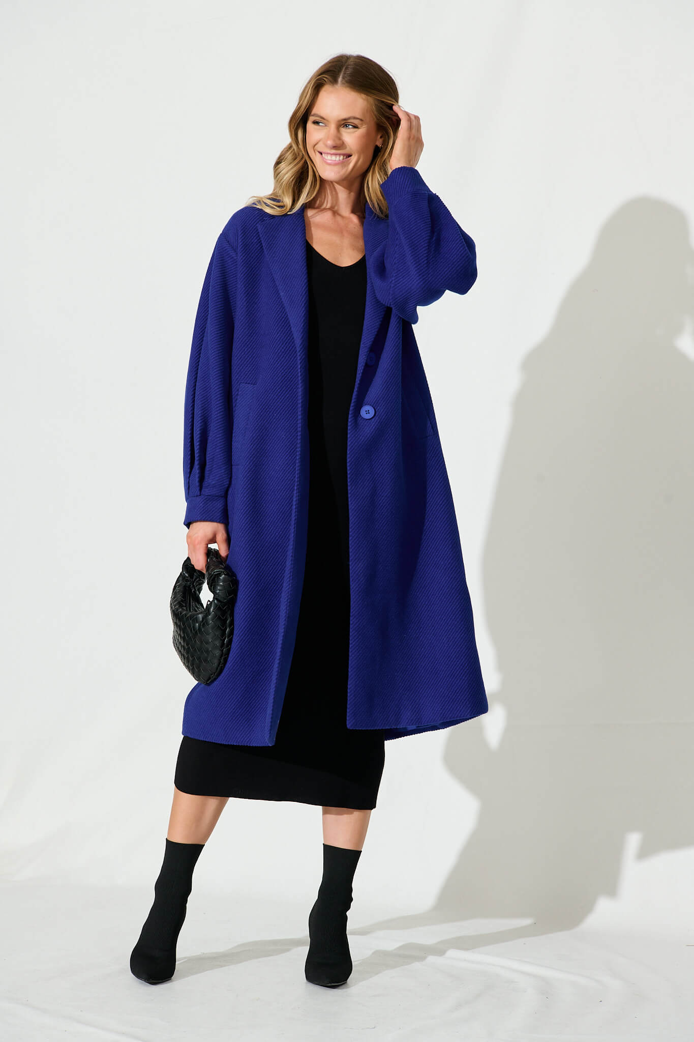 Loretta Coat In Cobalt Blue St Frock