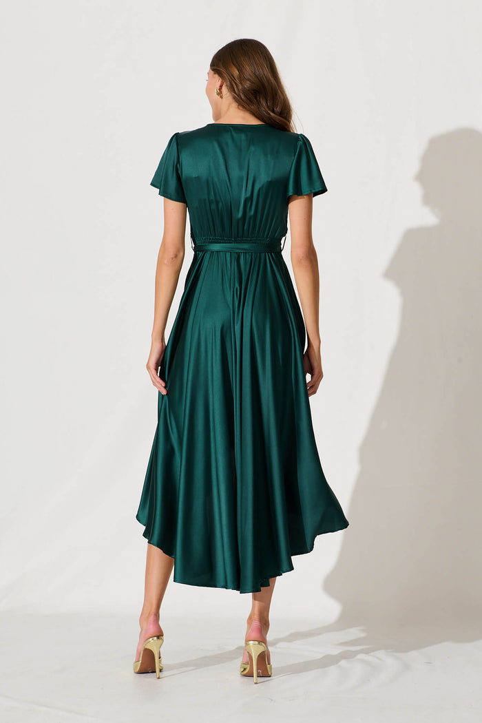 Loulou Maxi Dress Emerald Bridesmaid & Occasion Dress | St Frock Loulou Maxi Dress Emerald Bridesmaid & Occasion Dress | St Frock