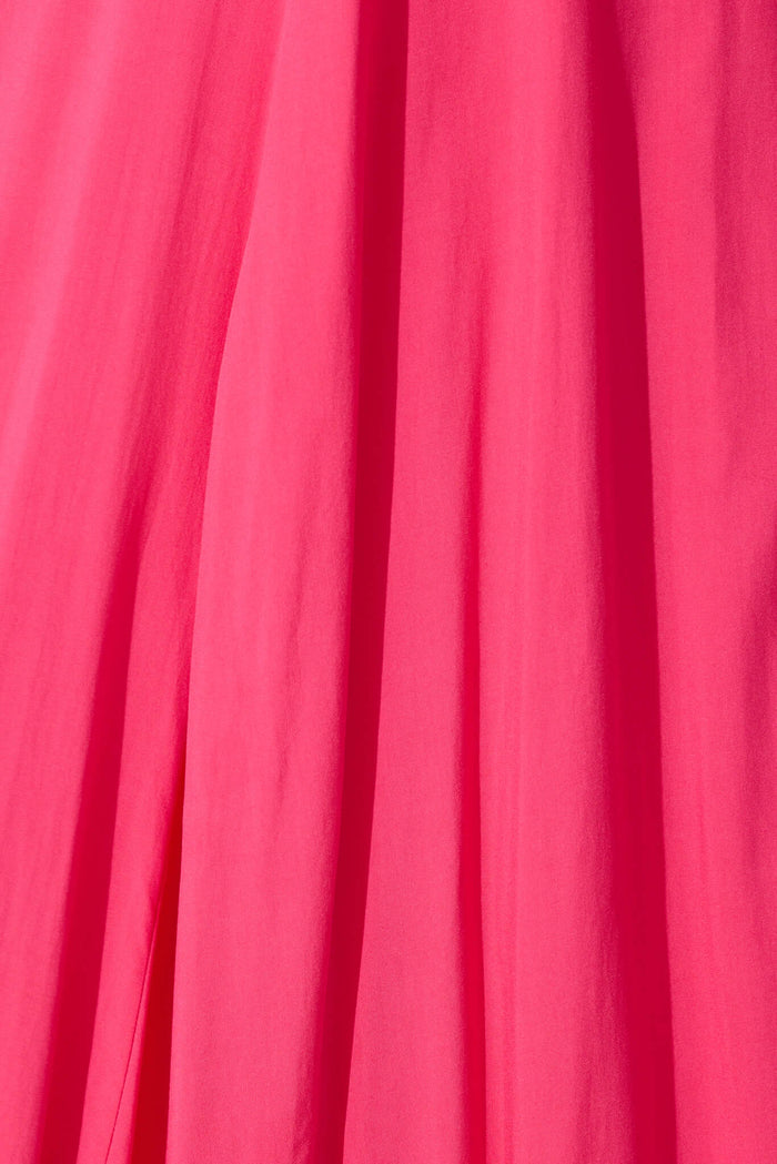 Ronda Maxi Dress In Pink - fabric