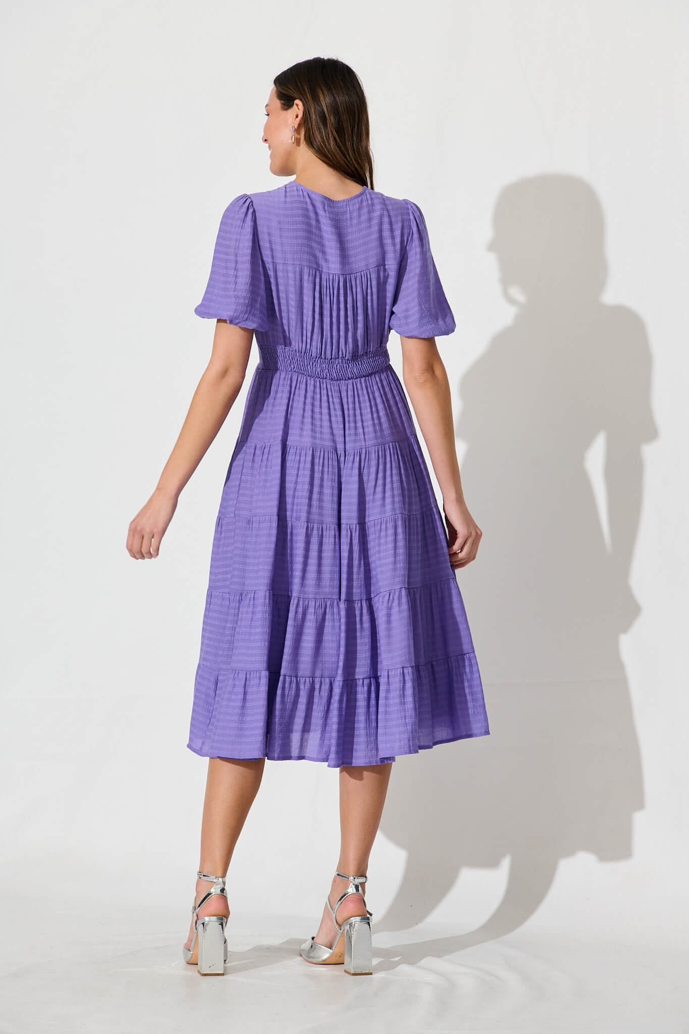Coast adella full midi dress purple sale