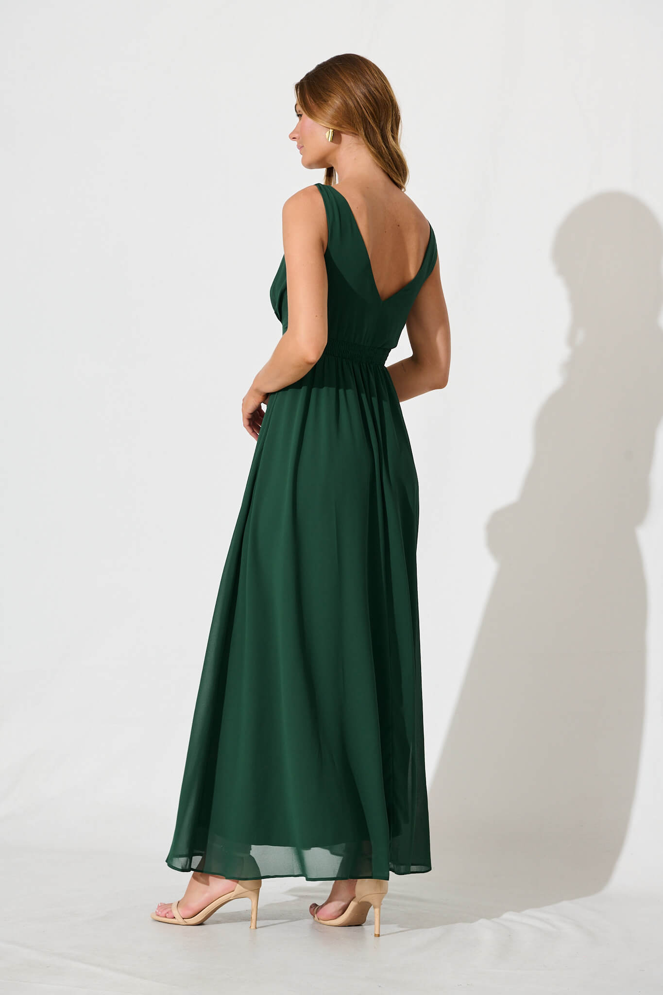 Dress Abiti Emme Vestito Marella Emerald Green Heaven V-Neck Bridesmaid Dress Elegant Shahida Shahida Parides Dress Abiti Emme Vestito Marella Emerald Green Heaven V-Neck Bridesmaid Dress Elegant Shahida Shahida Parides