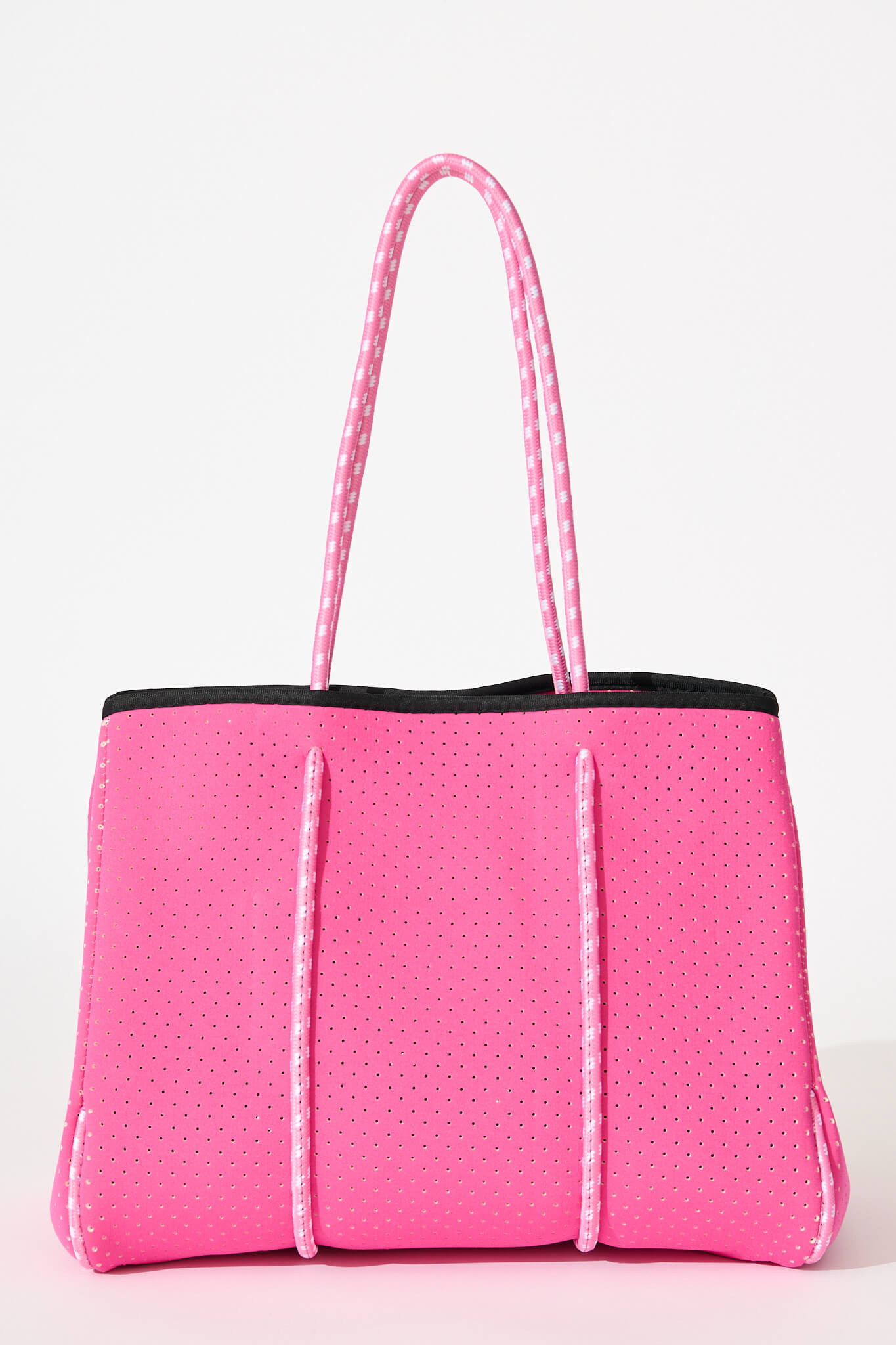 Rania Neoprene Tote Bag In Hot Pink St Frock